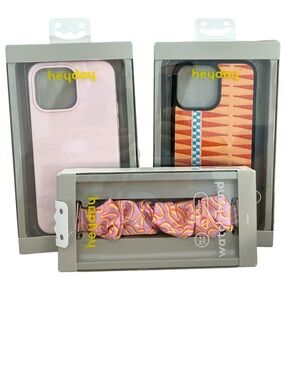 Heyday Bundle 2 iPhone 15 Pro Max MagSafe Cases + 1 Apple Watch Band 3 NIB